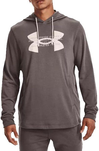 Mikica s kapuco Under Armour UA Rival Terry Logo Hoodie-BRN