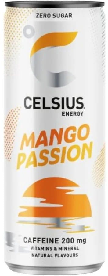 Celsius drink energijska pijača 355ml mango