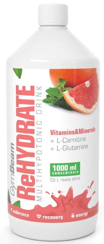 Ionske pijače GymBeam Iont drink ReHydrate - pink grapefruit