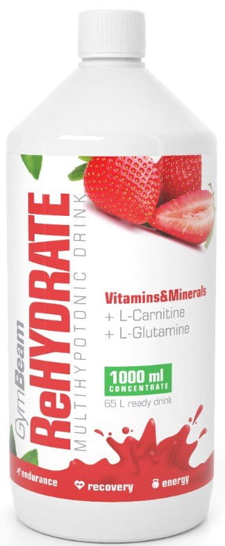 Ionske pijače GymBeam Iont drink ReHydrate - strawberry
