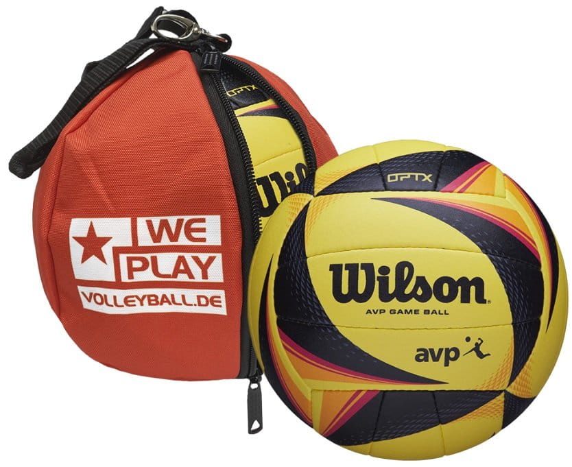 Žoga Wilson WPV Beachstar Bundle - Ballbag AVP Official